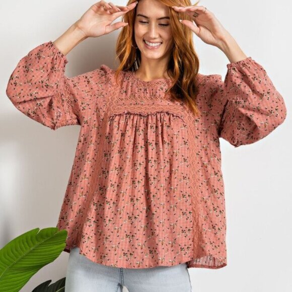 #33 - ANITA FLORAL PRINTED COTTON TOP - Picture 1 of 4